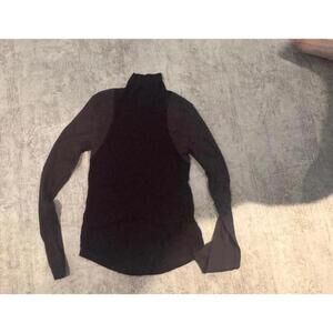 Prairie Underground Black Stretch Turtleneck sz S
